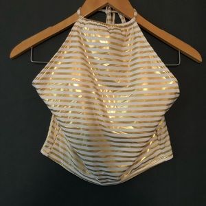 Kortni Jeane Halter Swim Top